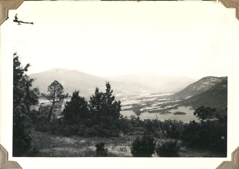 Looking from
                          Bench campsite