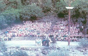 Campfire at Buffalo
                  Scout Ranch