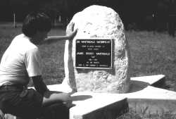 Memorial to Eagle
                  Scout James Story Martindale