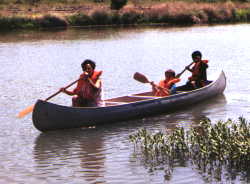 Canoeing in San Saba River