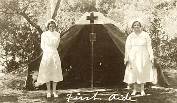 Camp
                nurses in 1936