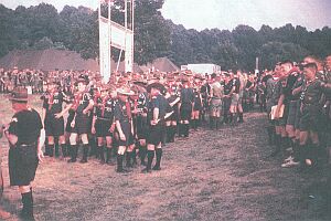 Canadian
                  Scouts at 1964 National Jamboree