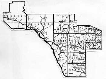 Map of Southest
                  Texas Council