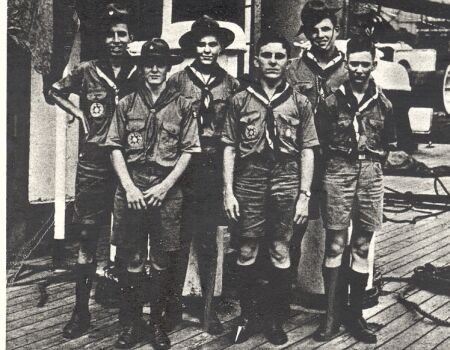 Scouts who attend 1937 World Jamboree