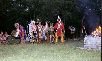 Calling Out Ceremony at Camp
                Billy Gibbons.