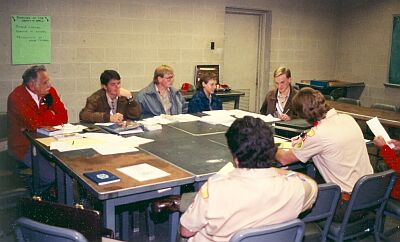 Training of Lodge Officers in 1990