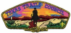 Texas Trail Council Shoulder
                Patch