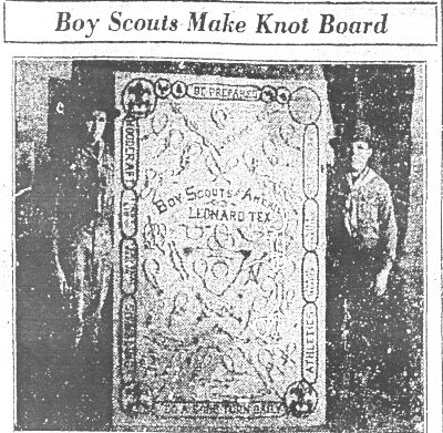 First Scout Troops in Texas 1927